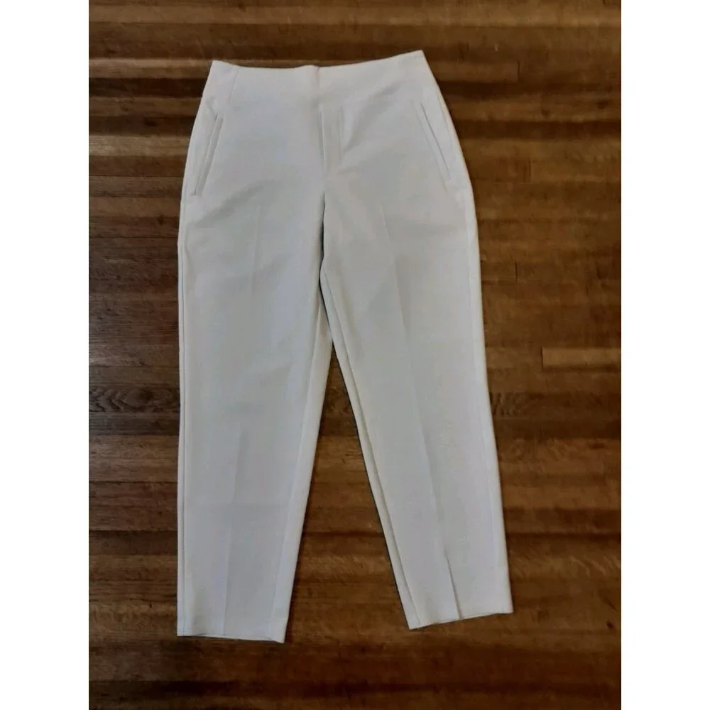 Athleta Endless Pant Size 10 Snowfall Blue Stretch High Rise Commute Pockets - Picture 4 of 11
